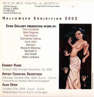 Echo Gallery Chicago Halloween Exhibition